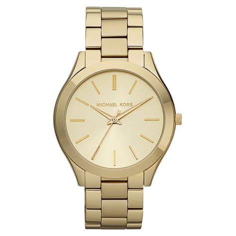 michael kors slim runway goldtone|michael kors slim runway smartwatch.